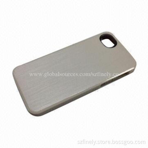 PC+TPU case for iPhone 5/5S, 2-in-1 design, brushed effect, lightweight and anti-scratch